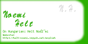 noemi helt business card